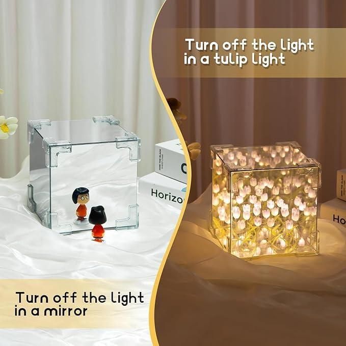 ELITIRIA™ Tulip Cube Mirror Lamp