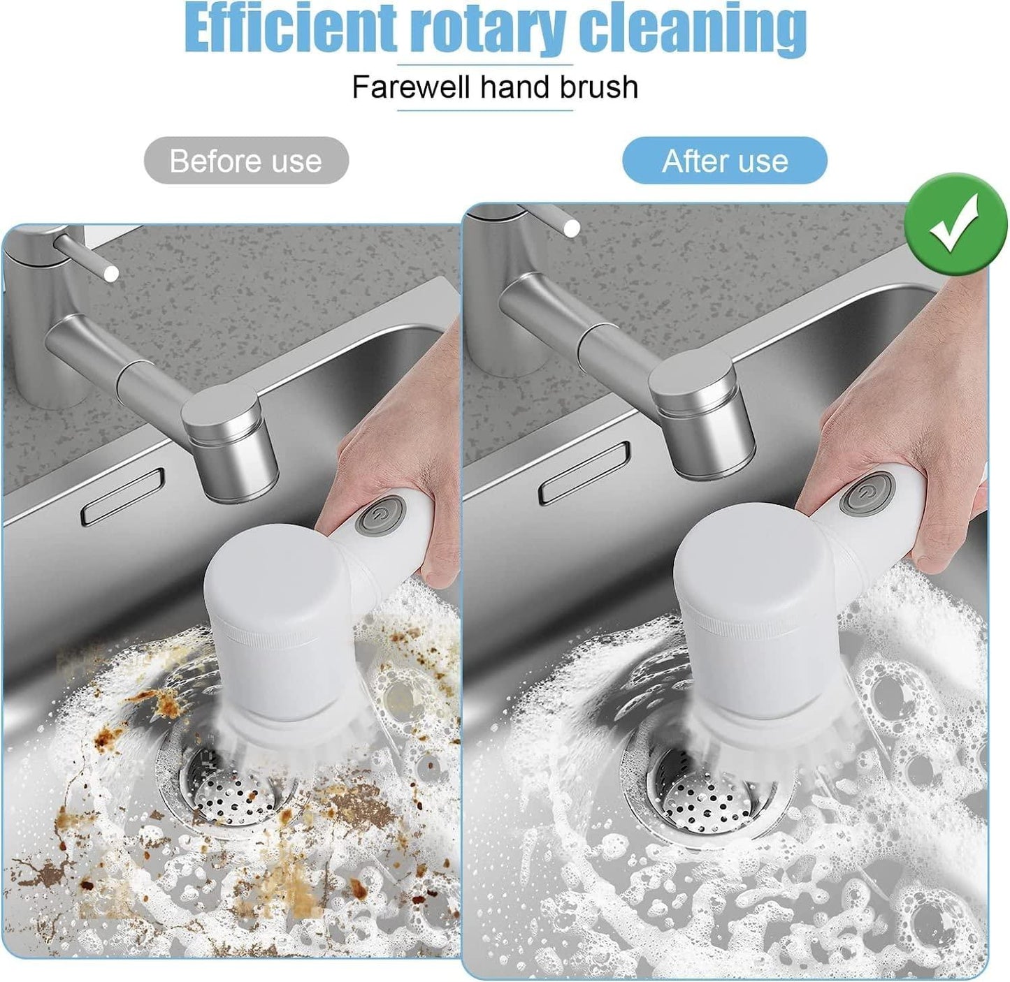 ELITIRIA™ 5 in 1 Handheld Bathroom Cleaning Brush